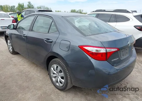 2015 Toyota Corolla Le из США, поврежденный, VIN 2T1BURHE5FC311925